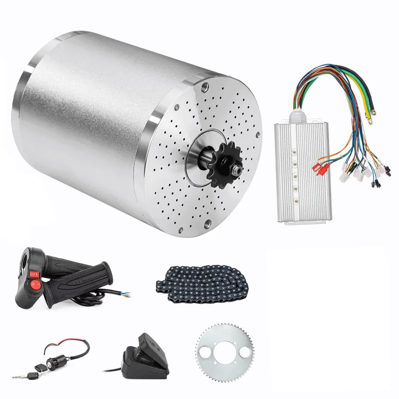 72V 3000W Brushless Motor Kit with 50A Controller